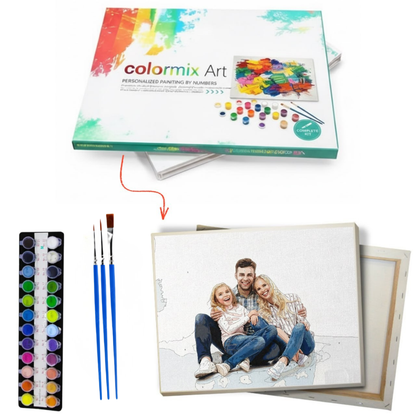 Custom Paint by Number kit