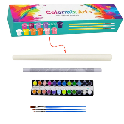 Custom Paint by Number kit