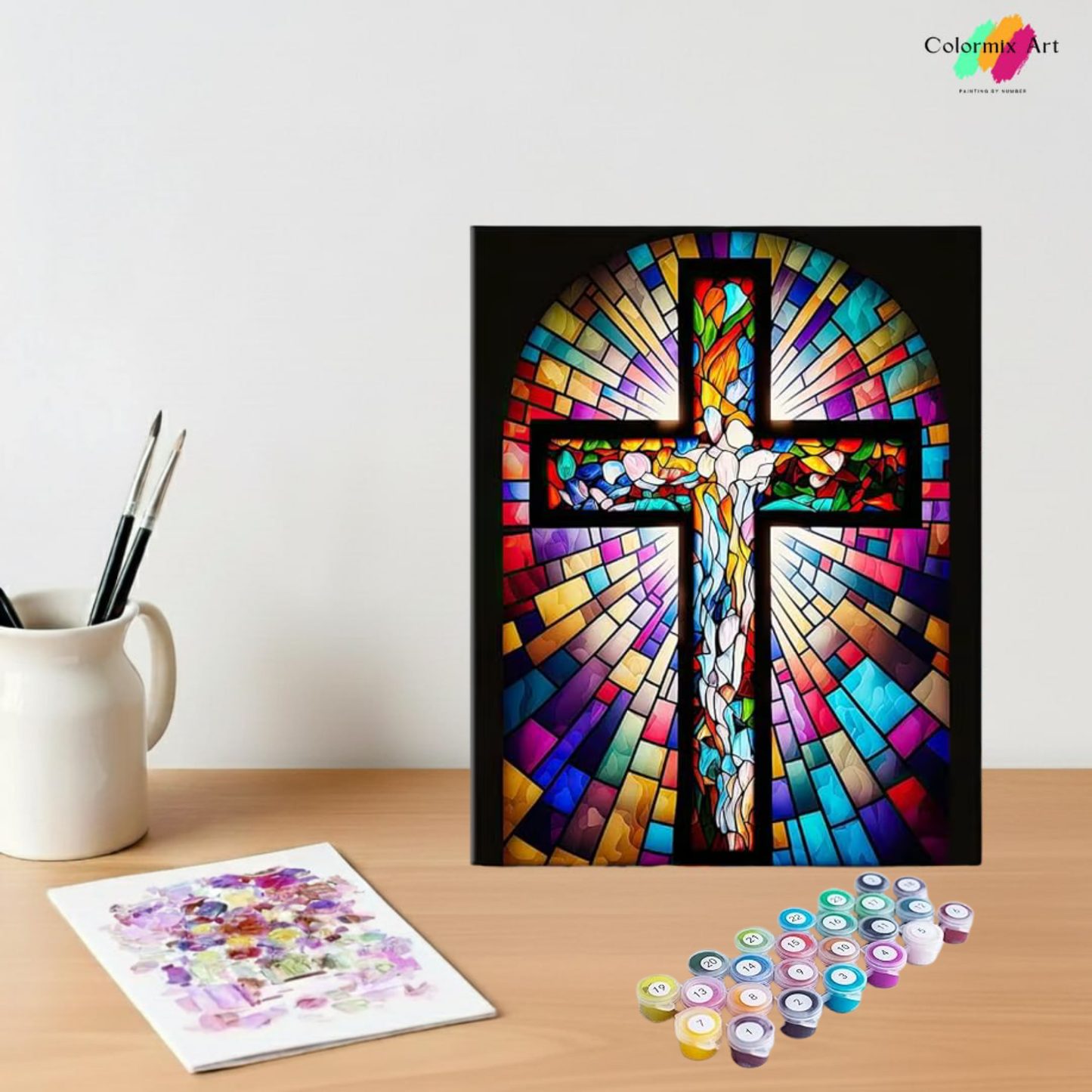 Stained Glass Cross
