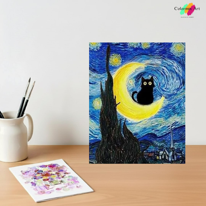 starry night catstarry night cat