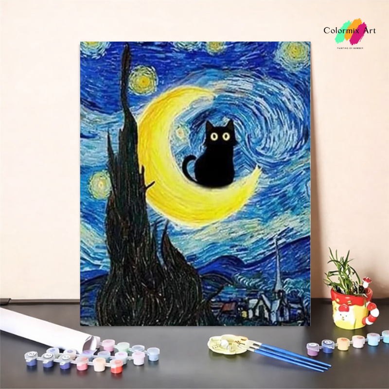 starry night catstarry night cat