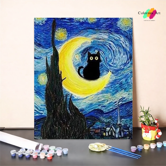 starry night catstarry night cat