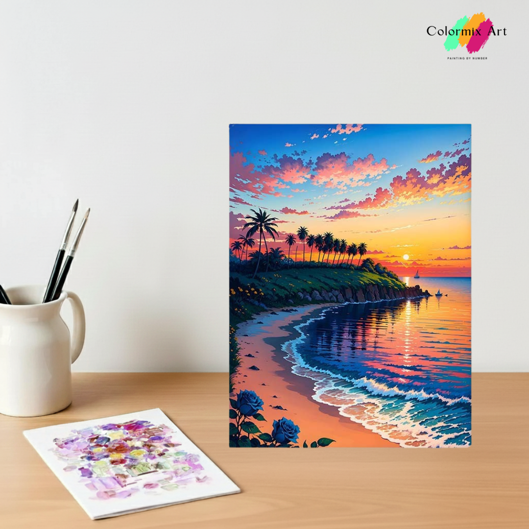 Vibrant Tropical Sunset