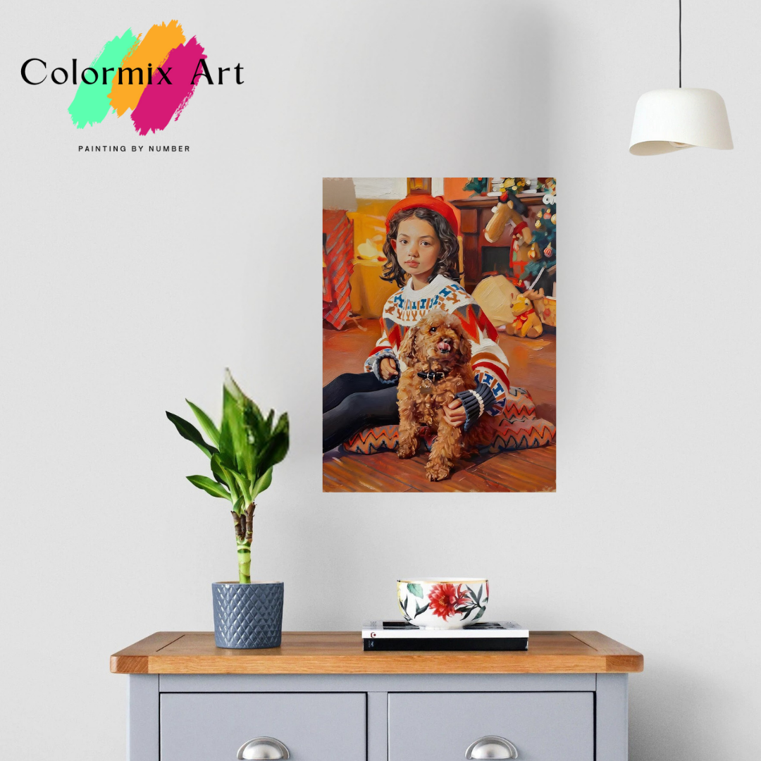 Custom Paint by Number kit