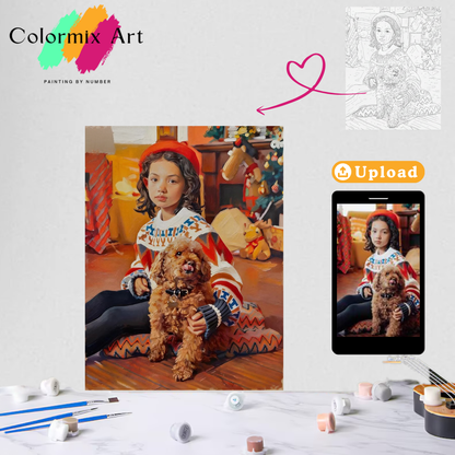 Custom Paint by Number kit